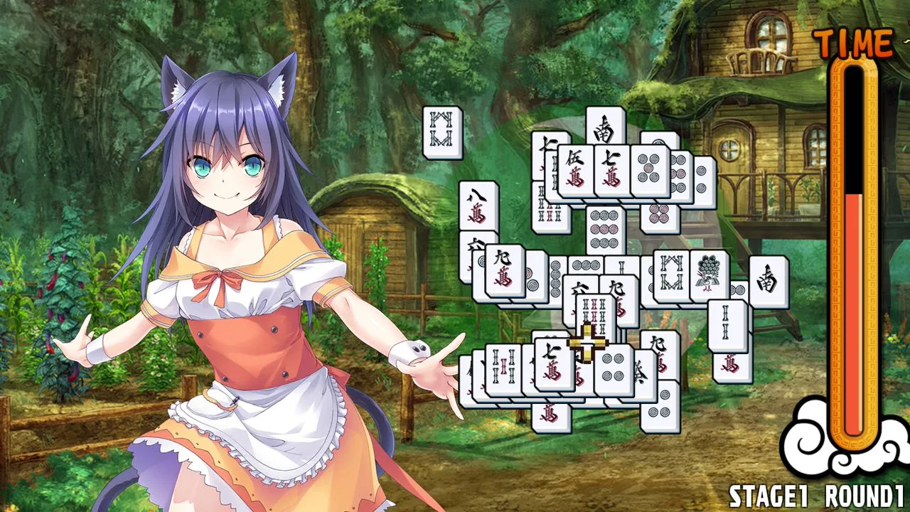 Pretty Girls Mahjong Solitaire - Green