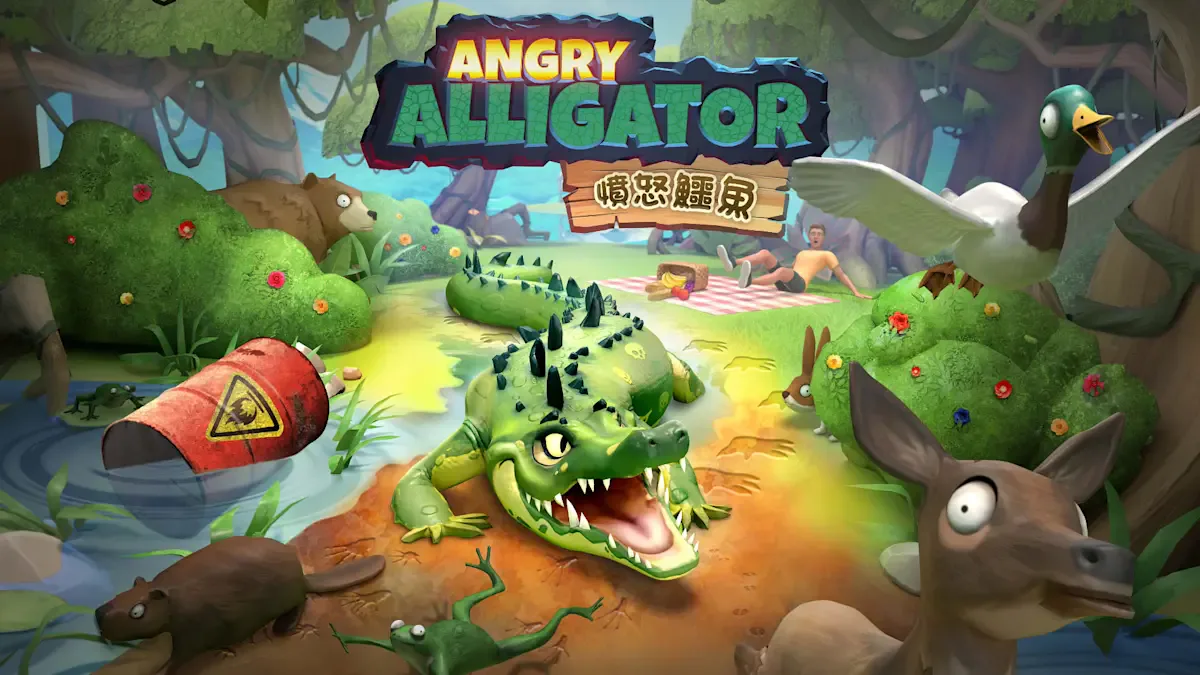 Angry Alligator 愤怒鳄鱼