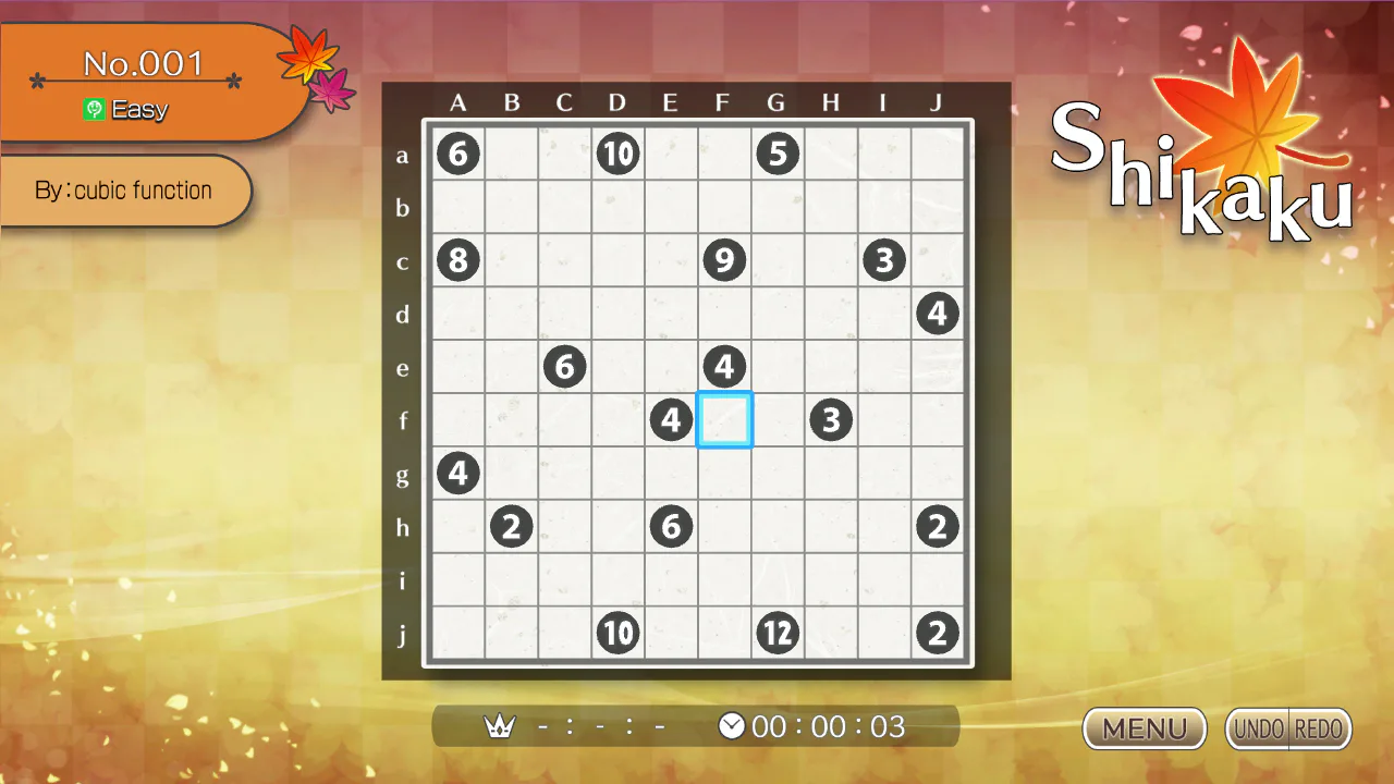 Puzzle by Nikoli S Shikaku