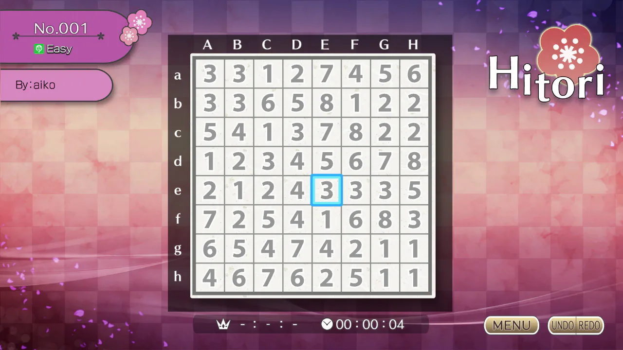 Puzzle by Nikoli S Hitori