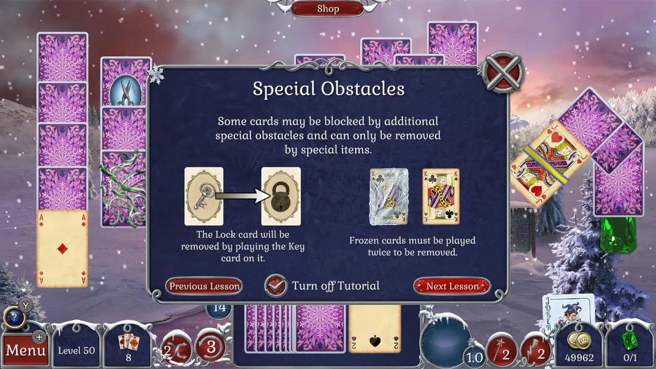 Jewel Match Solitaire: Winterscapes