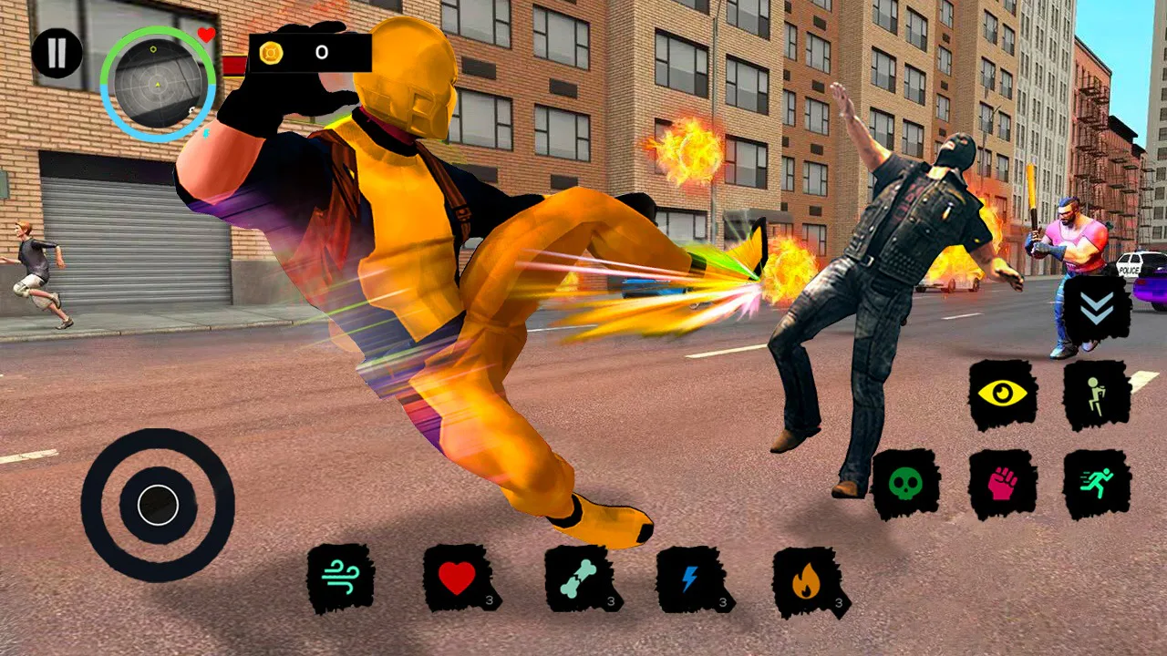 City Super Hero 3D - Flying Legend Warriors Deluxe Simulator