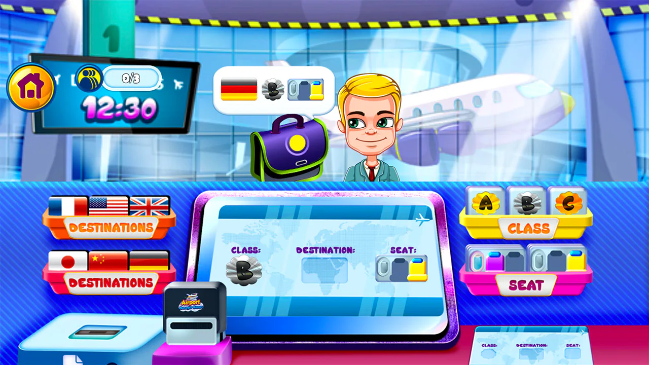 Airport Flight Administrator Simulator & Air Traffic-Sky Airplane Sim Plane Games