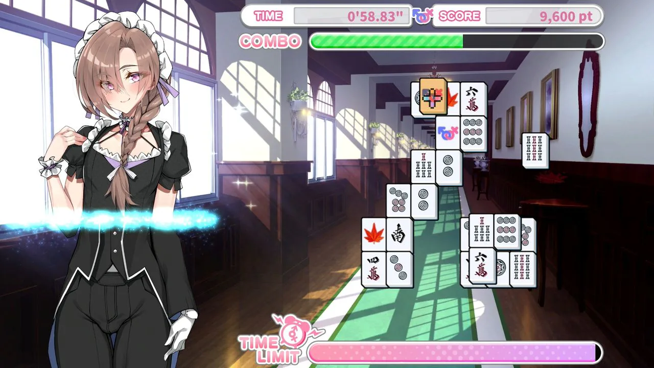Otoko Cross: Pretty Boys Mahjong Solitaire
