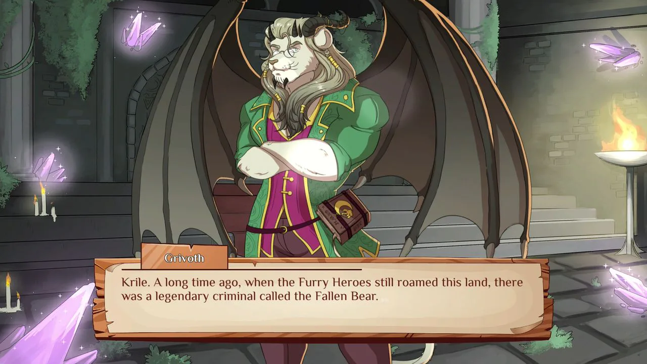 Burrow of the Fallen Bear: A Gay Furry Visual Novel