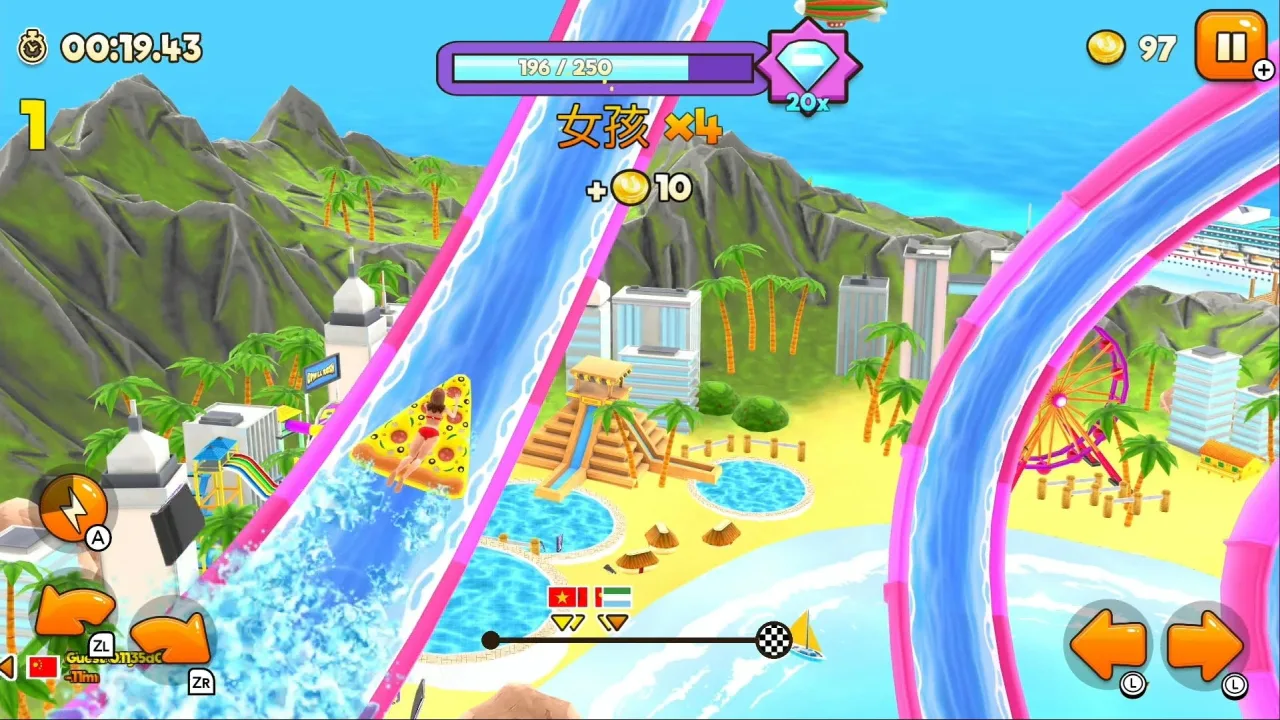 Uphill Rush Water Park Racing