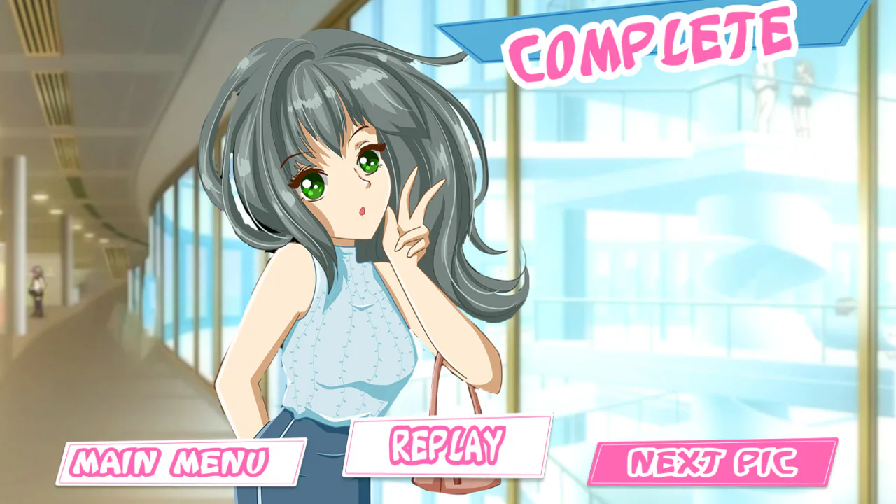 Anime Beauty Girl Puzzle - Love Game History Adventure