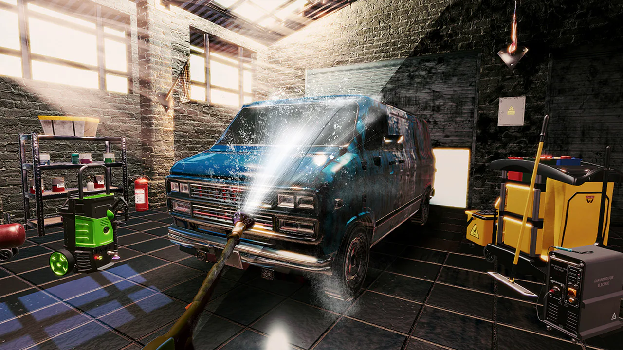 Wash Simulator - Clean Garage, House, Cars Business Tycoons