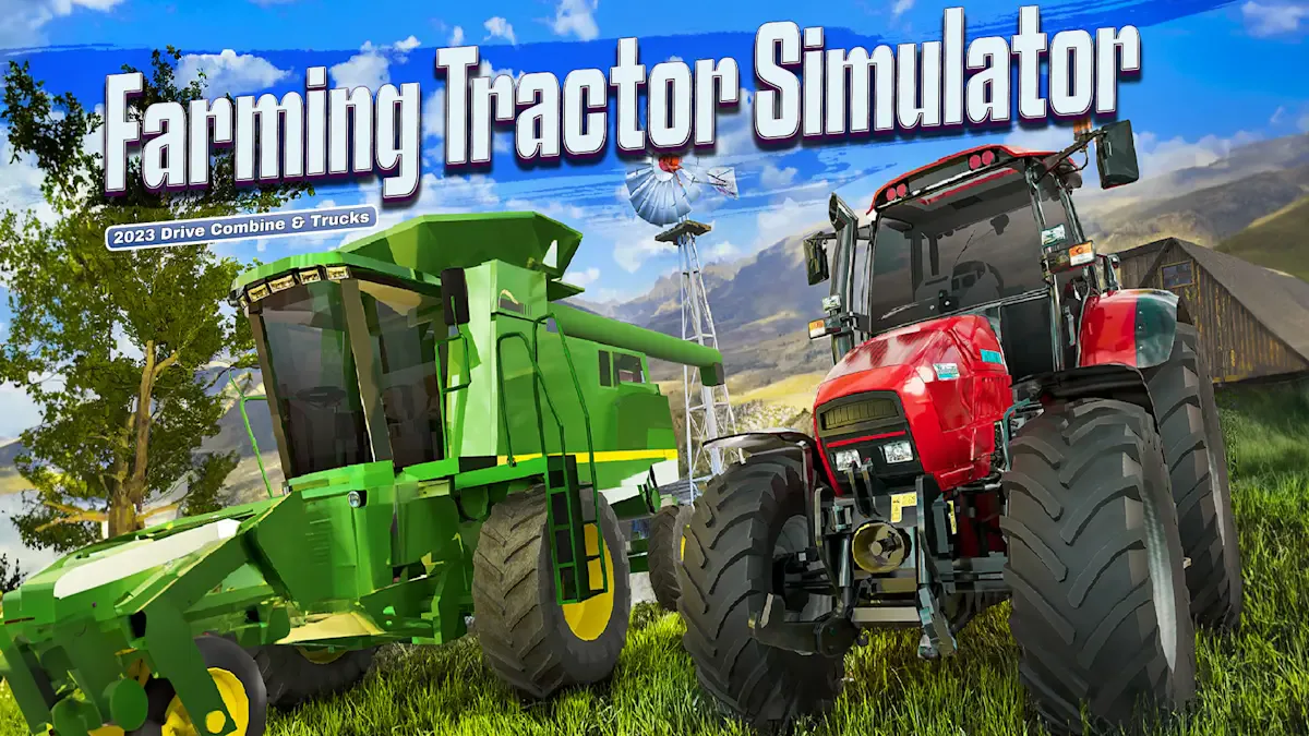 Farming Tractor Simulator 2023 : Drive Combine & Trucks