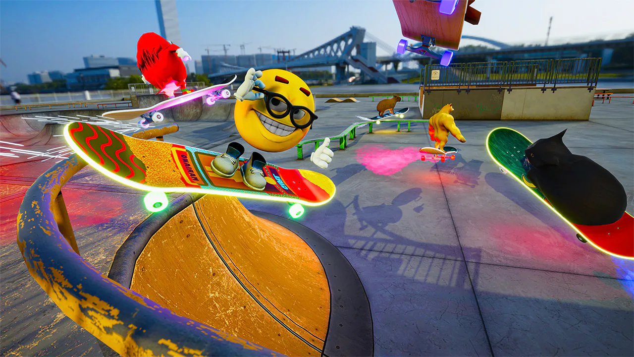 Skateboard Drifting with Maxwell Cat: The Game Simulator