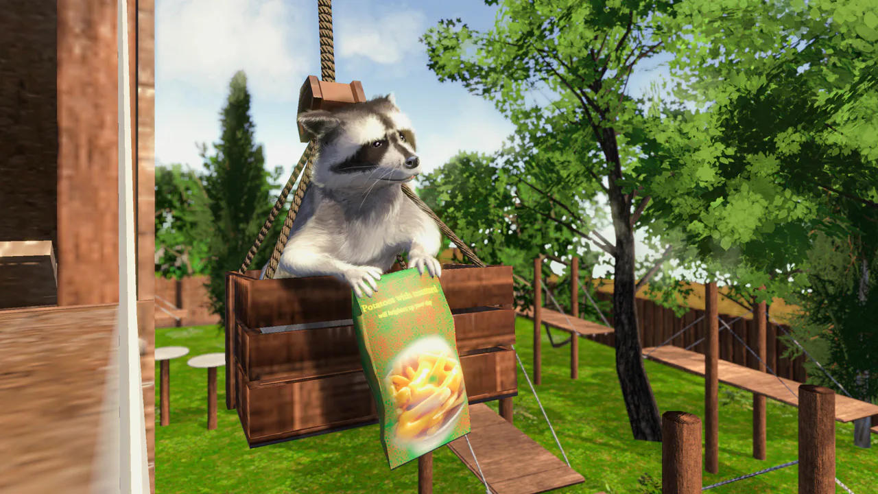 Raccoon Adventure: Animal City Simulator 3D Farm Super Deluxe Games