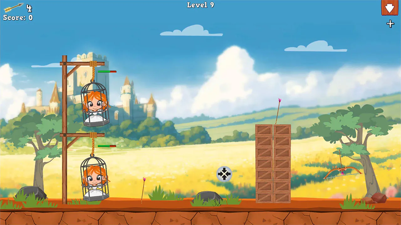 Brave Bow Archer: 拯救公主模拟器！
