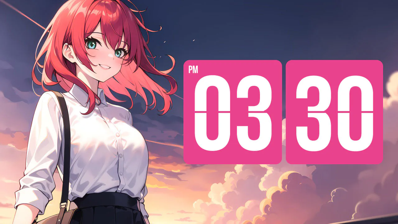 可爱女生闹钟
