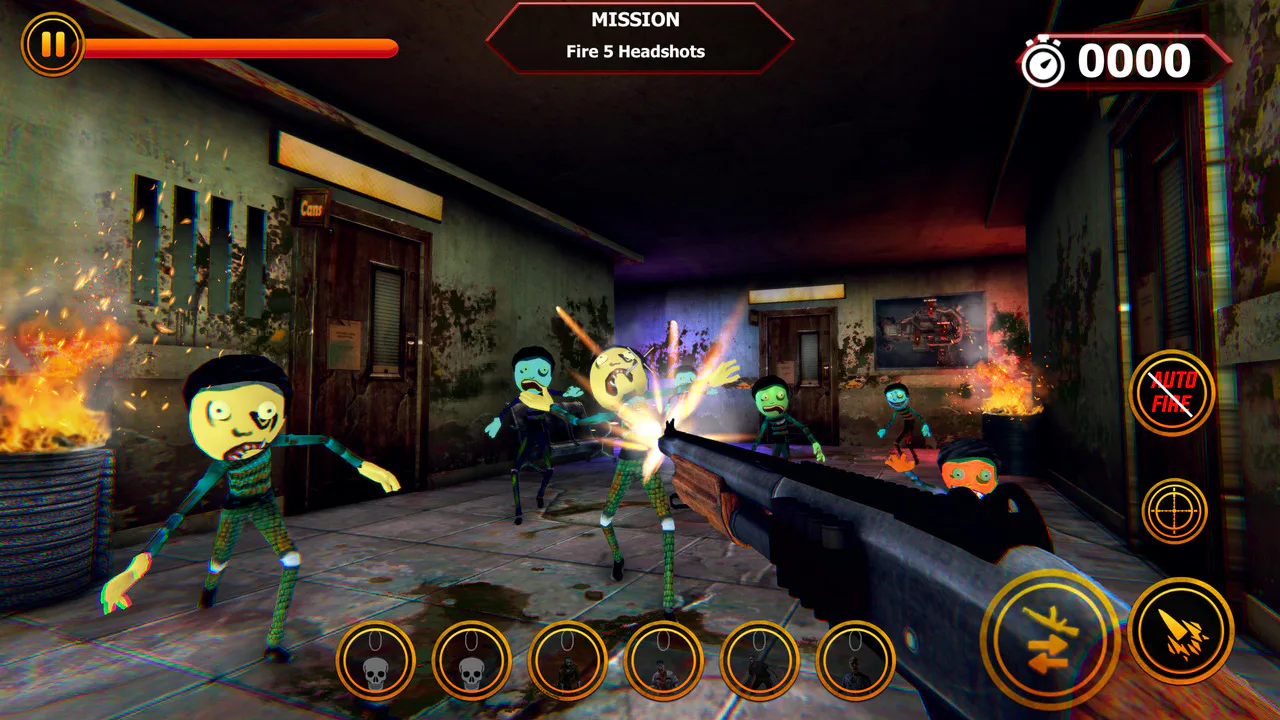 Zombie Sniper Shooter - Stickman War