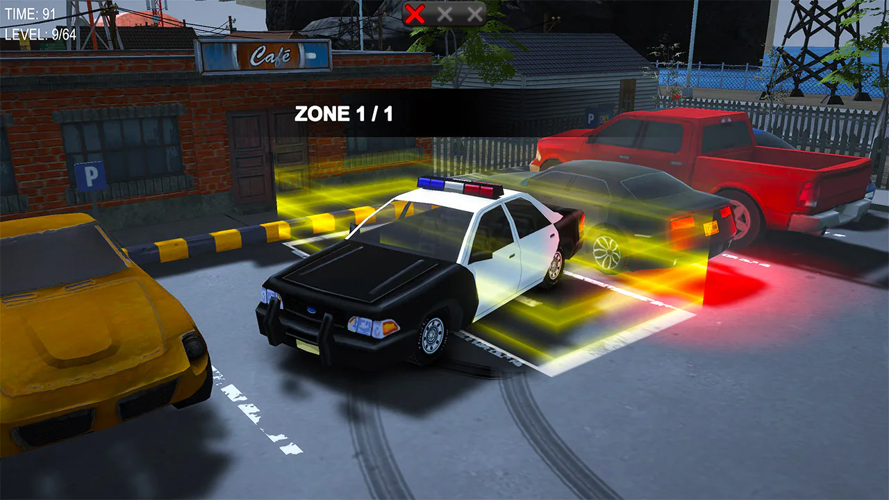 Police Car Driver: 城市停车模拟器