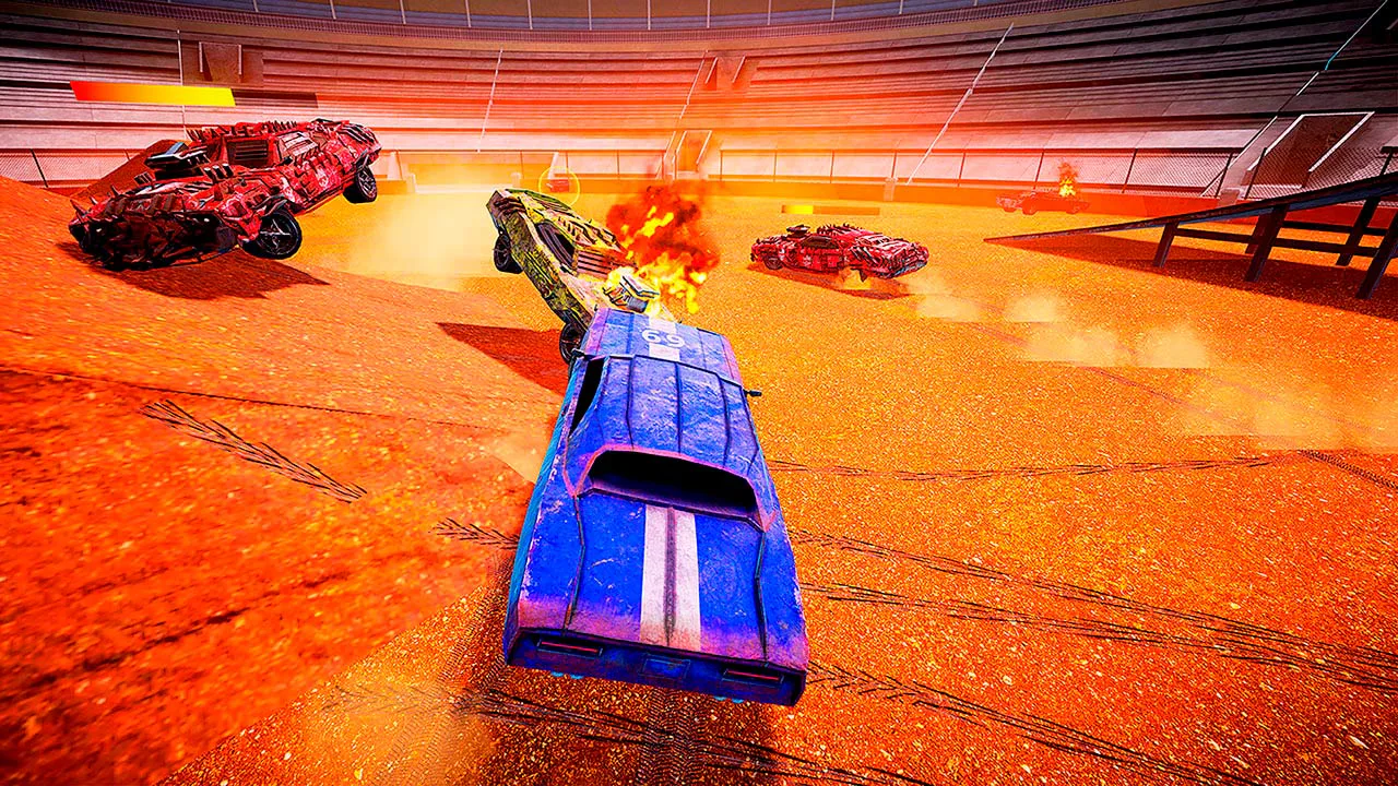 Heavy Car Battle - Demolition Derby