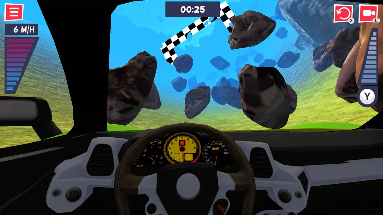 Uphill Stunt Driver: 极限赛车模拟器