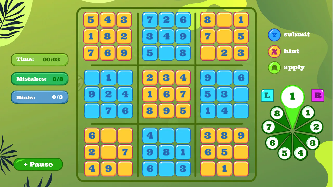 SUDOKU - GAME FOR KIDS