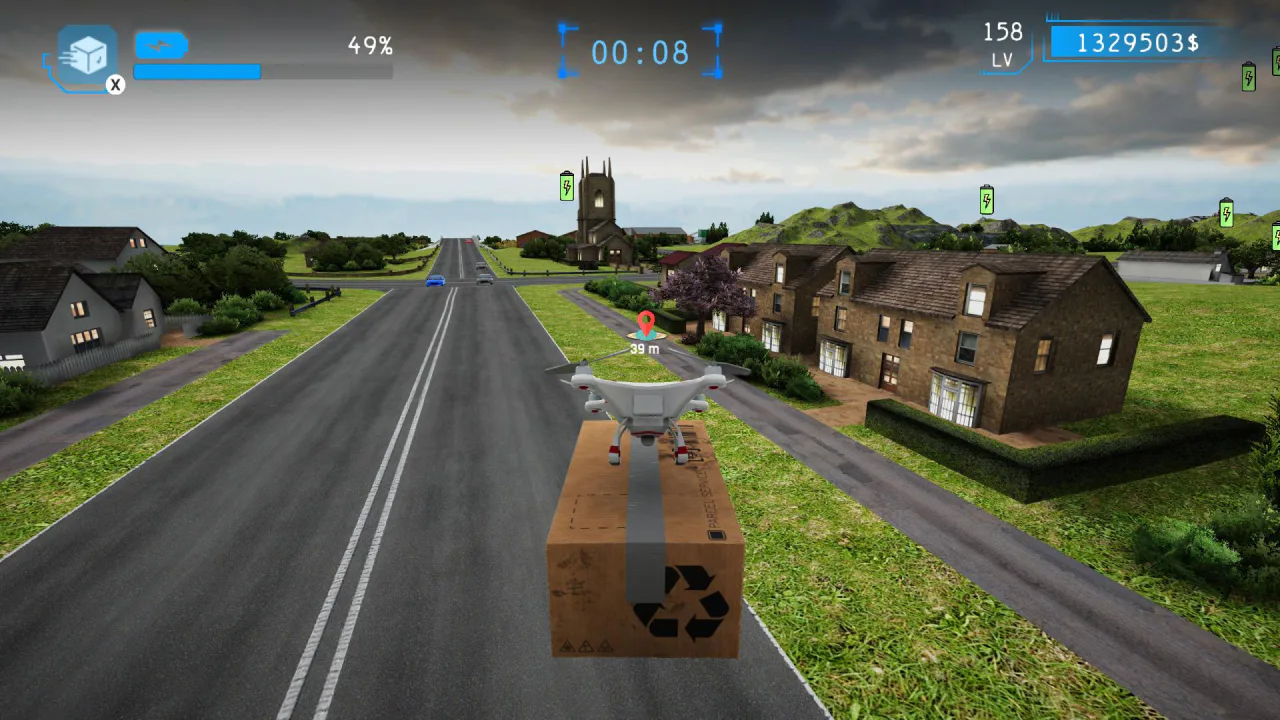 Drone Delivery Simulator: 无人机配送模拟器