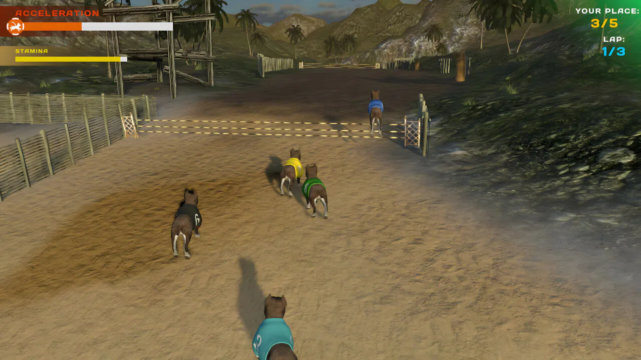 DOG RACING - LOVELY PET FRIENDS PAW