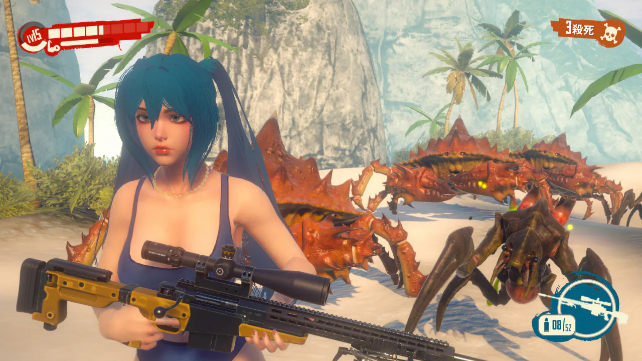 Anime Girls: Sun of a Beach