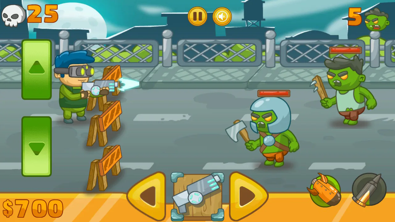 Zombie Night Defense