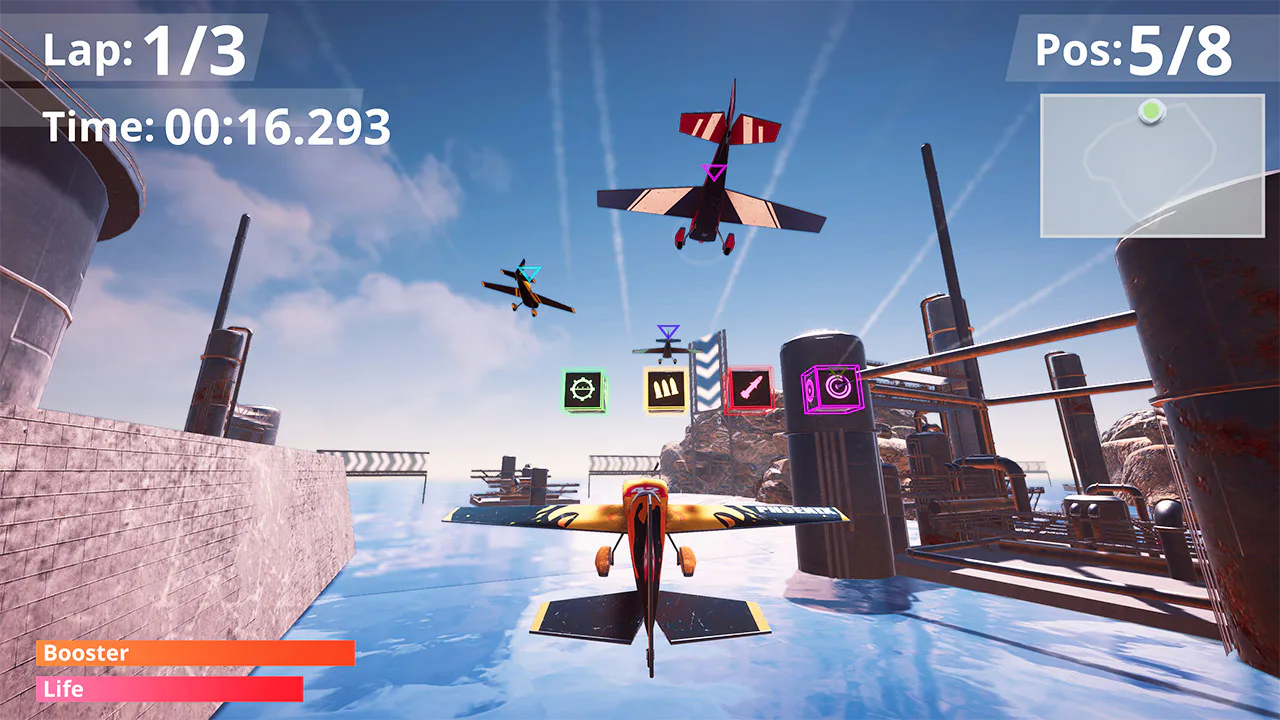 Sky Airplane Racer: 飞行与战斗模拟器