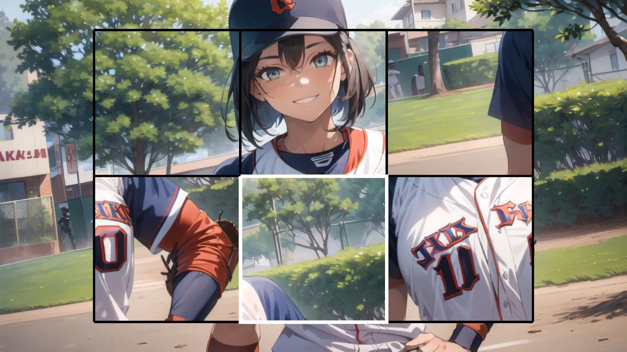Anime Girls: Busty Baseball