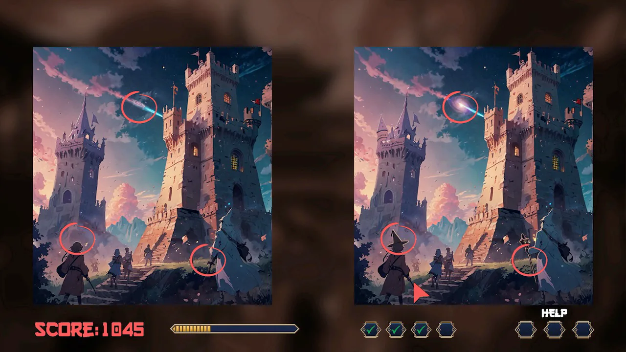 Spot The Difference动漫版