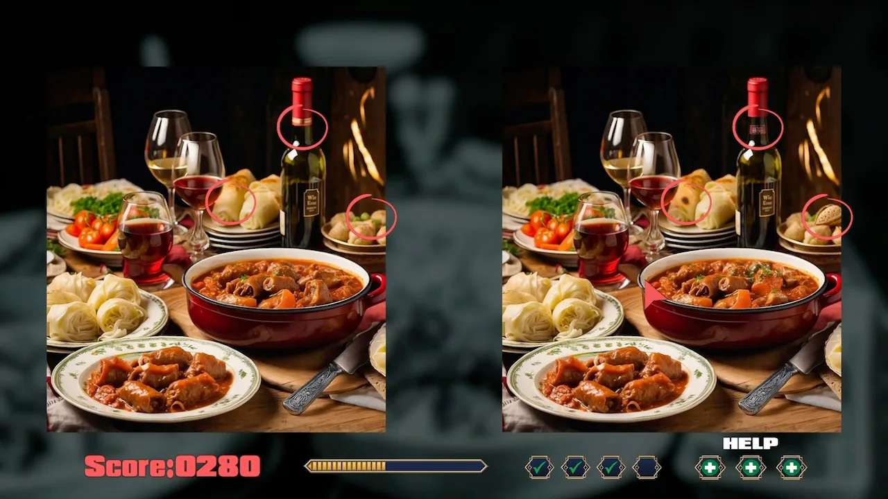 Spot The Difference Food & Drink