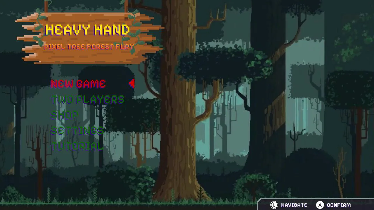 Heavy Hand: Pixel Tree Forest Fury -  重磅之作：像素森林之怒