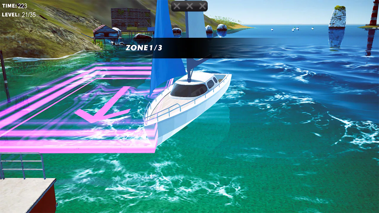 Ocean Driving: 船停泊模拟器
