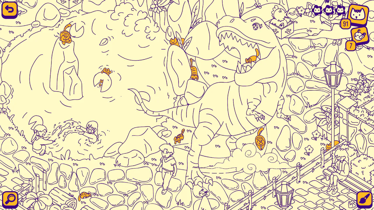 Cats and Seek : Dino Park