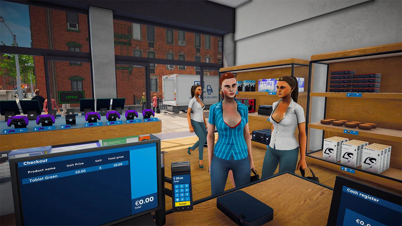 Electronics Supermarket Simulator