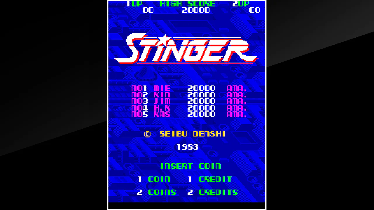 Arcade Archives STINGER