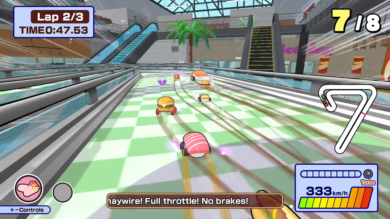 SUSHI vs BURGER Race