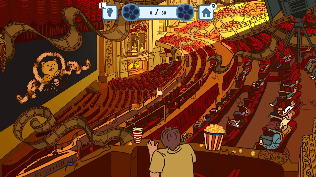 Cats Visiting The Cinema