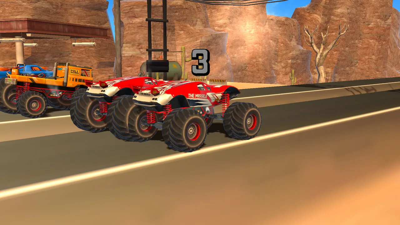 Monster Ramp Racing