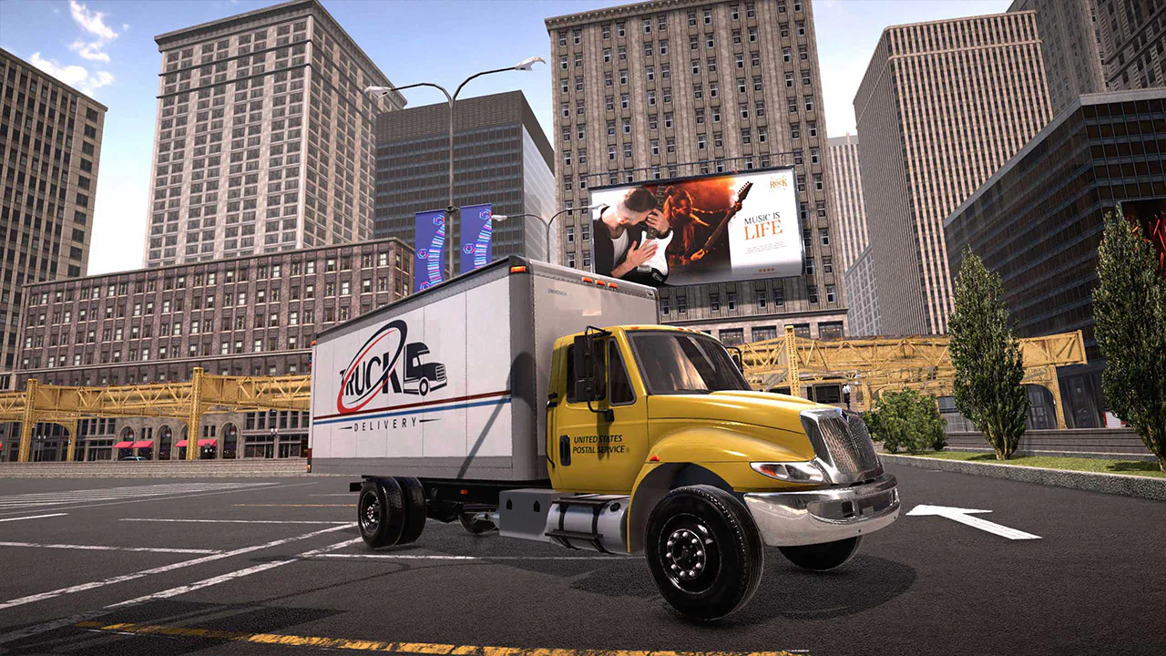 Truck Simulator 2025: City Work Delivery