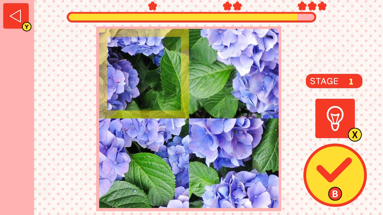 旋转花朵拼图