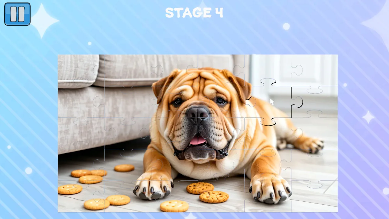 Puffy Dog Puzzle