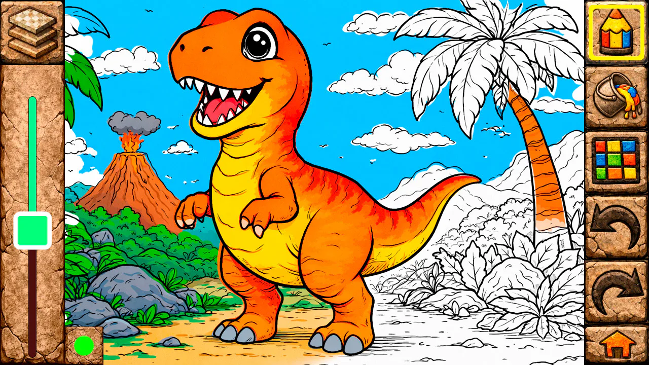 Animal Coloring Books for Kids & Toddlers - Dinosaurs