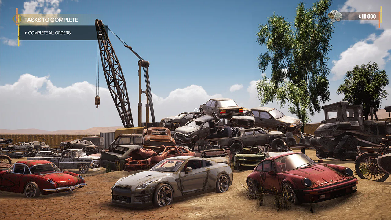 Junkyard Garage Simulator