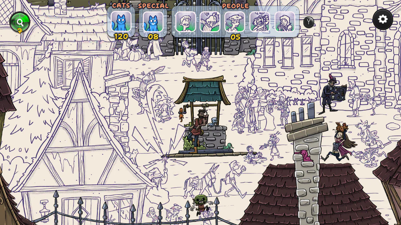 Hidden Cats in Spooky Village