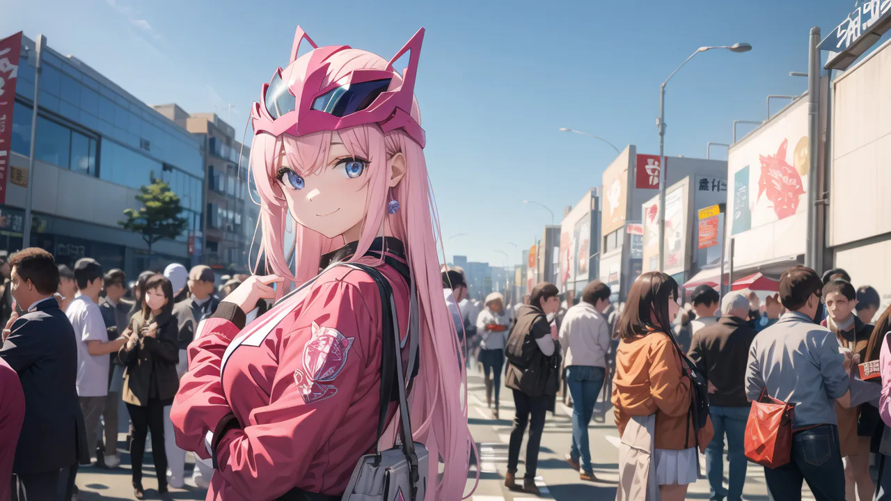 Anime Girls: Cheerful Cosplay