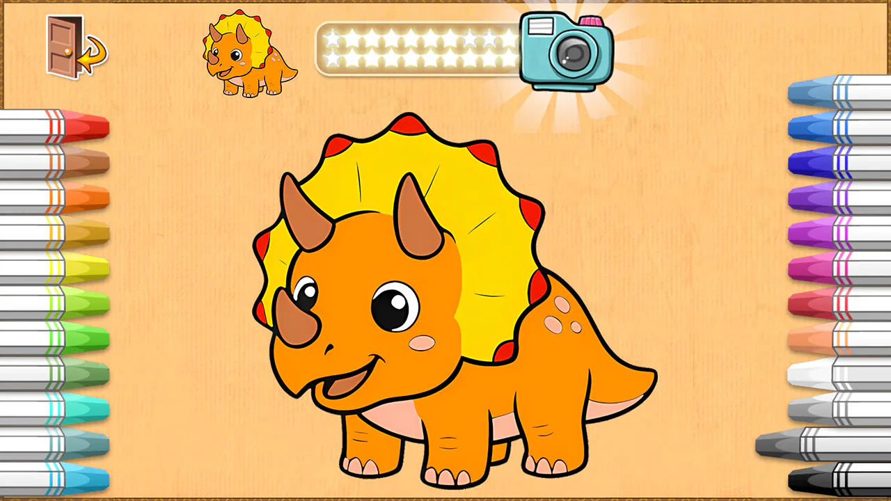 CRAYON LITTLE DINO