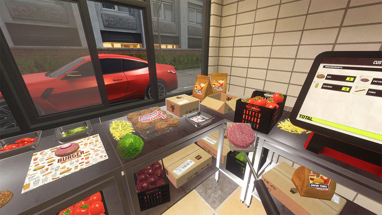 Drive Thru Fast Food Simulator