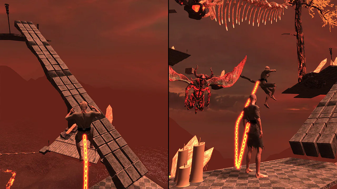 Chained Up Together: Co-Op Duo