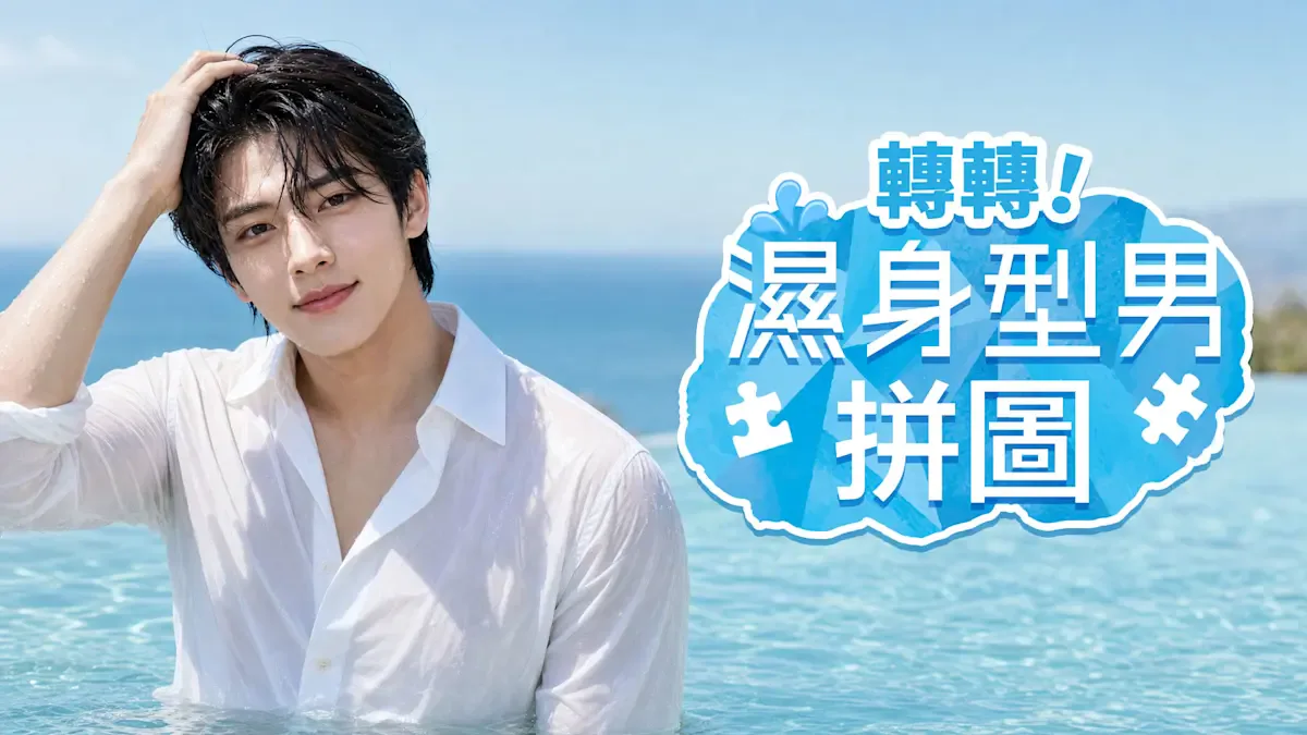 转转！湿身型男拼图