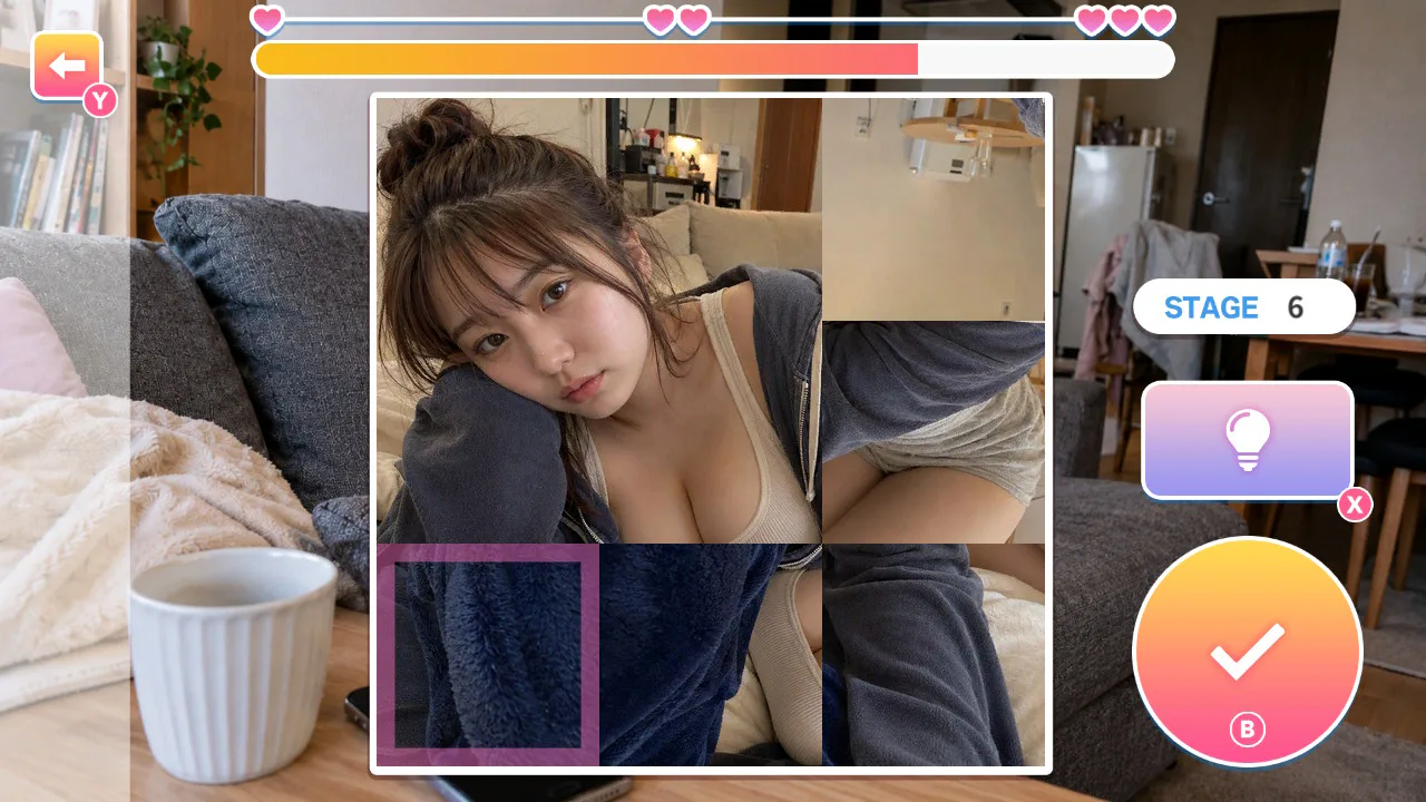 慵懒女友的 假日观察拼图